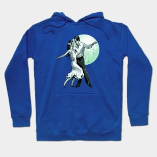 Salsa Couple Dancing With Ballroom Mirrorball Hoodie